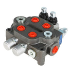 2 Spool Hydraulic Directional Control Valve 25 GPM 3000PSI BSPP