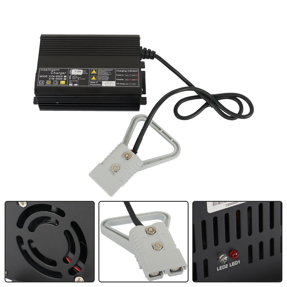 24V Floor Scrubber Pallet Jack Battery Recharger w/ 175A Rating SB175