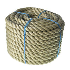 PP 1"×100' Manila Rope 3 Strand Twisted Rope Arborist Bull Rope  Rope
