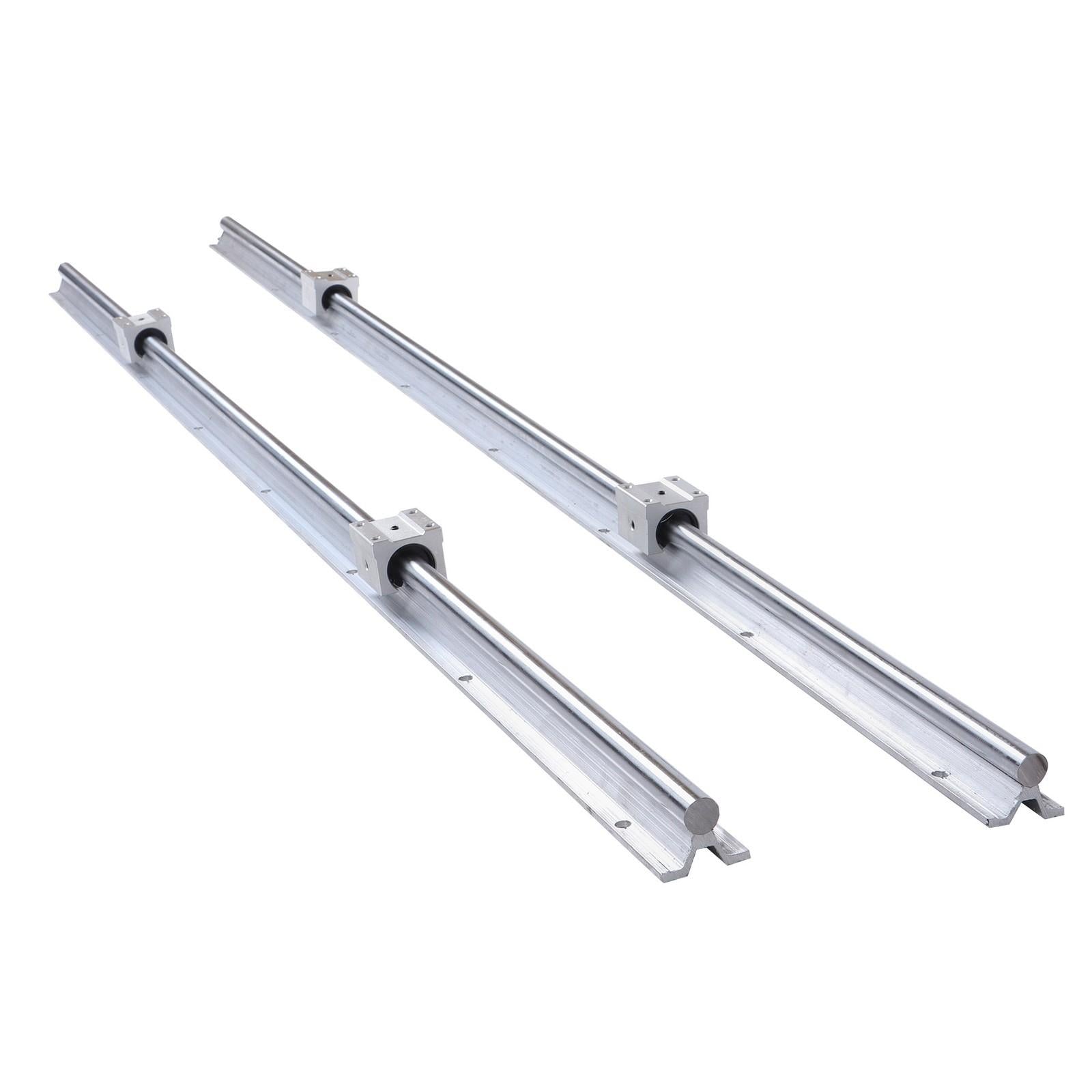 SBR16-1500mm Linear Rails +4 SBR16UU Blocks for CNC Router/Lathe US