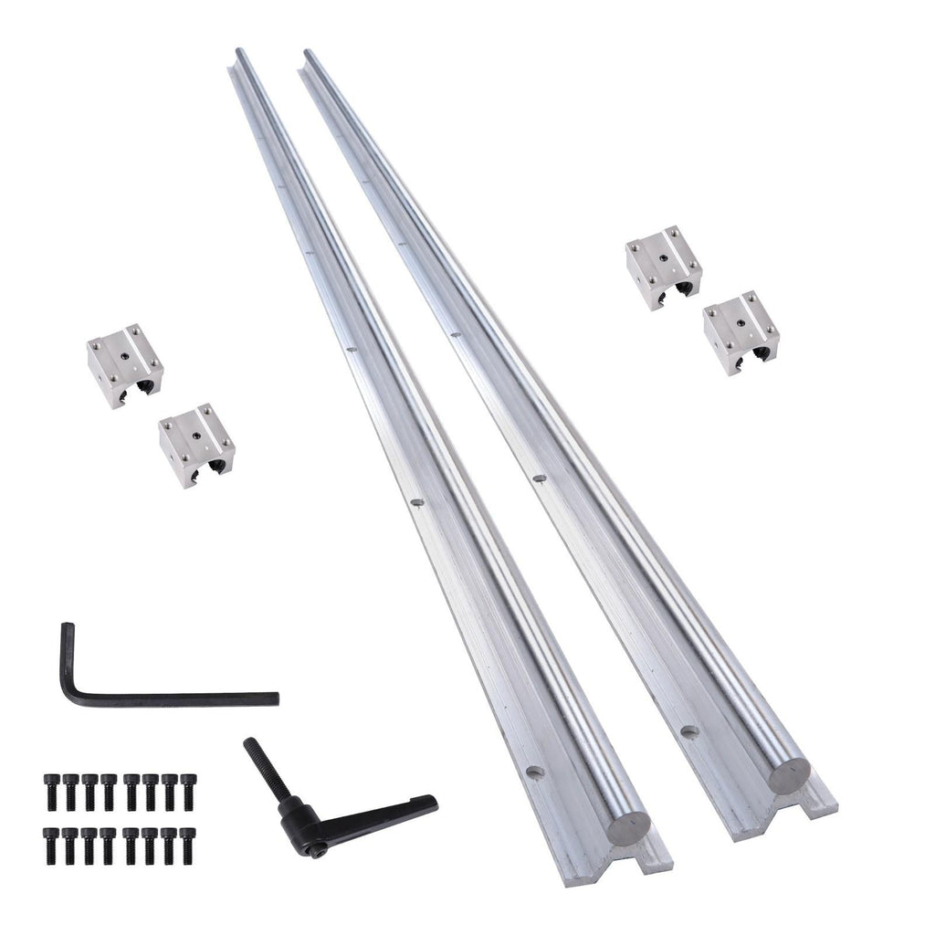 SBR16-1500mm Linear Rails +4 SBR16UU Blocks for CNC Router/Lathe US
