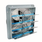 16 Inch Shutter Exhaust Fan High Speed Wall Mounted Automatic Aluminum Attic Fan