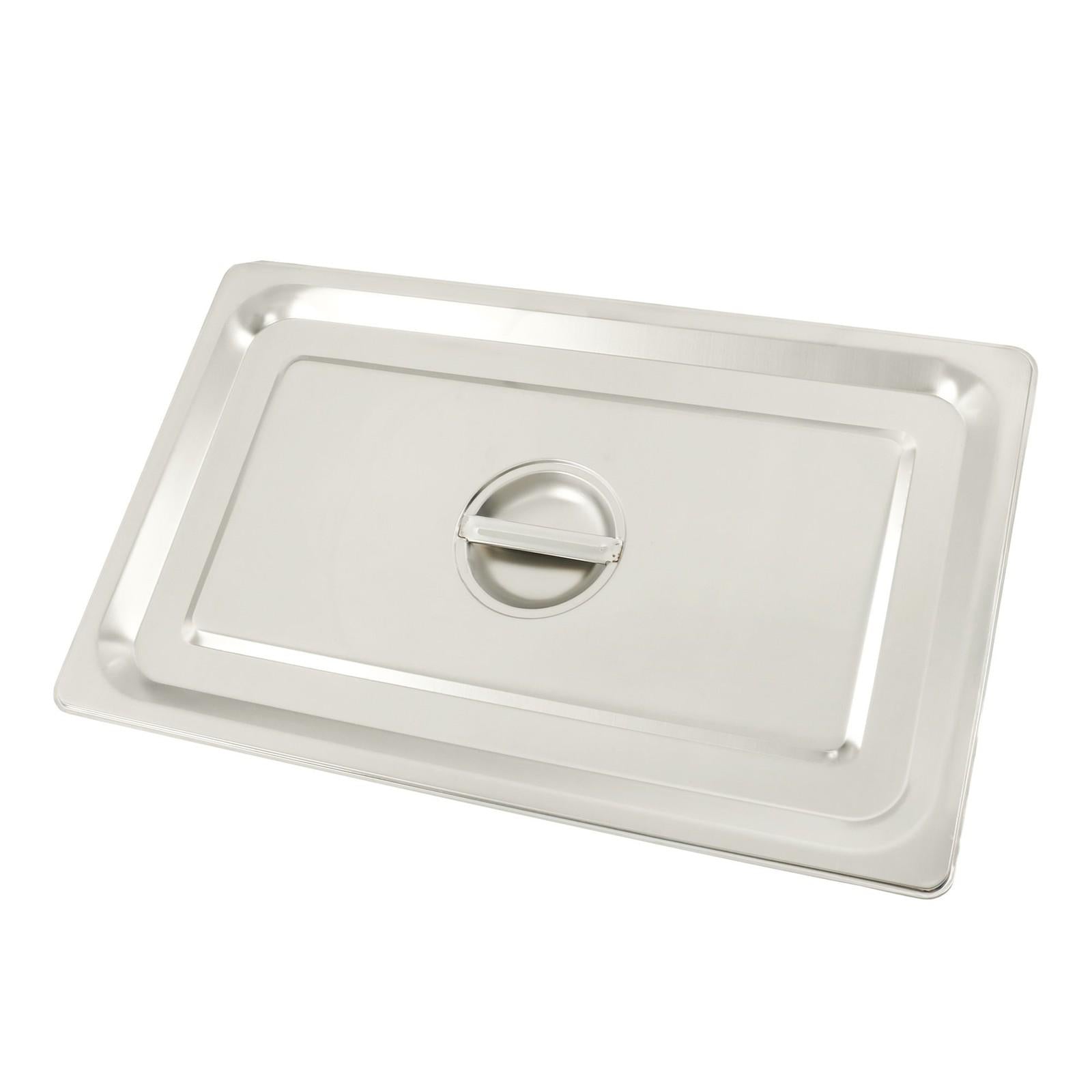 Commercial-Grade 3.7" Deep Steam Table Pans, Set of 4 with Tight Seal Lids