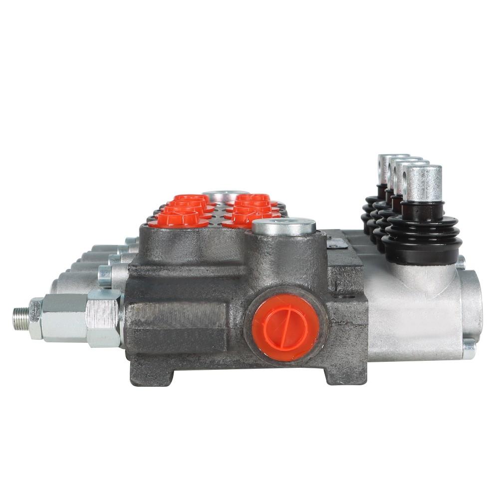 4 Spool BSPP 11GPM Hydraulic Directional Control Valve Double Acting Cylinder