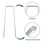 6" 11 Gauge 1000 Pack Landscape Staples Garden Stakes Galvanized Sod Staples