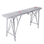 Aluminum Alloy 1.6m Folding Ladder - Versatile Portable Scaffold Platform