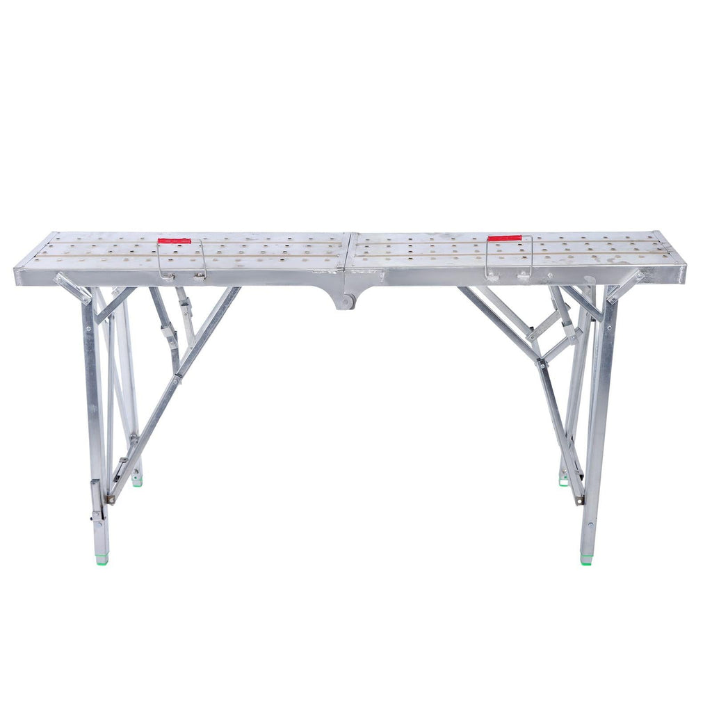 Aluminum Alloy 1.6m Folding Ladder - Versatile Portable Scaffold Platform
