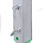 Aluminum Alloy 1.6m Folding Ladder - Versatile Portable Scaffold Platform