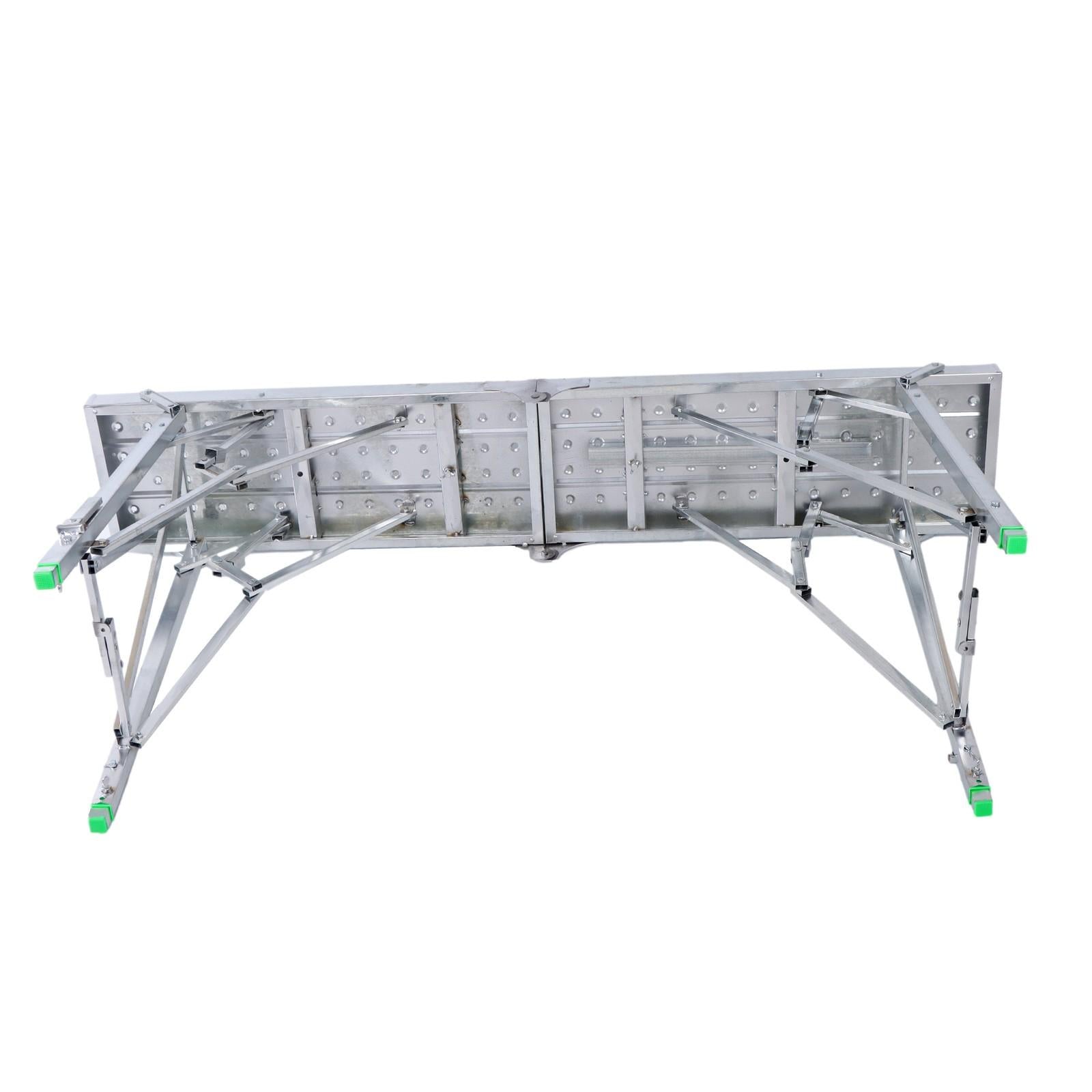 Aluminum Alloy 1.6m Folding Ladder - Versatile Portable Scaffold Platform