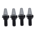 CAT40-ER16 Collet Chucks W. 4" Long Gage Length 4 Chucks Tool Holder Set