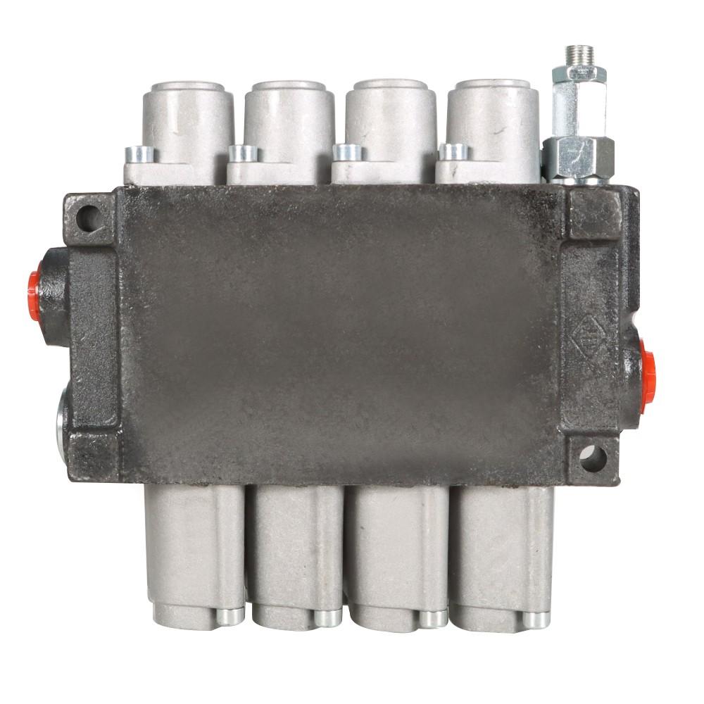 4 Spool BSPP 11 GPM Hydraulic Directional Control Valve Double Acting Cylinder