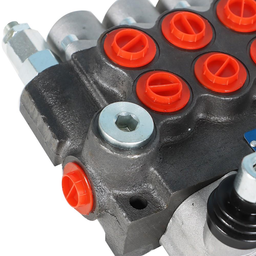 4 Spool BSPP 11 GPM Hydraulic Directional Control Valve Double Acting Cylinder