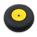 15x6.00-6" Turf Saver Tire & Wheel For Lawn Garden Mower Inflatable Wheel 2 Pack