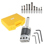 9 Pcs Shank Boring Bar Sets Boring Head 2"(7/8-20) With MT2 Shank 3/8-16 1/2"