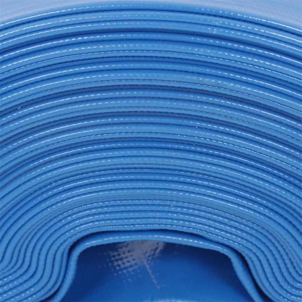 PVC Irrigation Discharge Hose W/Aluminum Connectors For Pools 1-1/2" x 100 FT