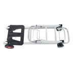2 In 1 400Lbs Hand Truck Folding Dolly Cart Portable Trolley Heavy Duty Aluminum
