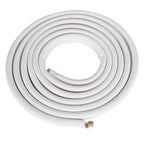 White 1/4" - 3/8" Dia. 25 Feet Install Kit For Mini Split Heat Pump Systems