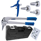 Pex Expander Expansion Tool Kit with 1/2" 3/4" 1" Expansion Head Hard Housing
