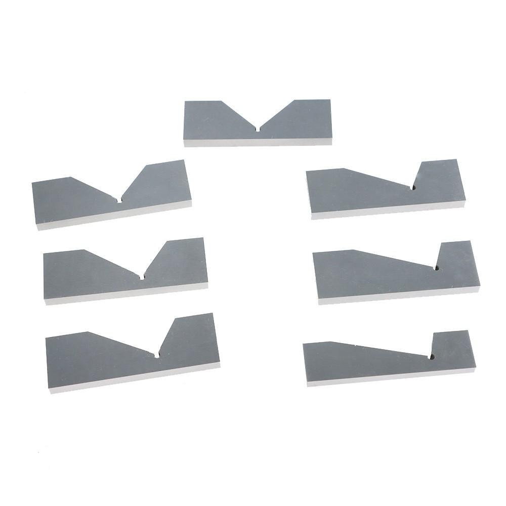17 pcs Hardened Steel Precision Angle Block 1/4 to 45 Degree Set Accuracy .0003"