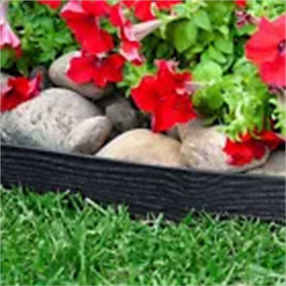 60FT 2" Garden Landscape Edging No Dig Lawn Edging Border With 72 8-In Spikes