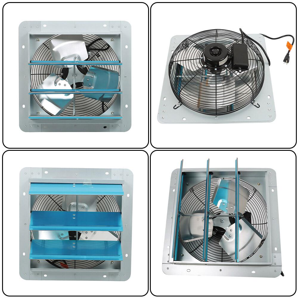 Aluminum High Speed 14 Inch Shutter Exhaust Fan Wall Mounted Greenhouse Garage