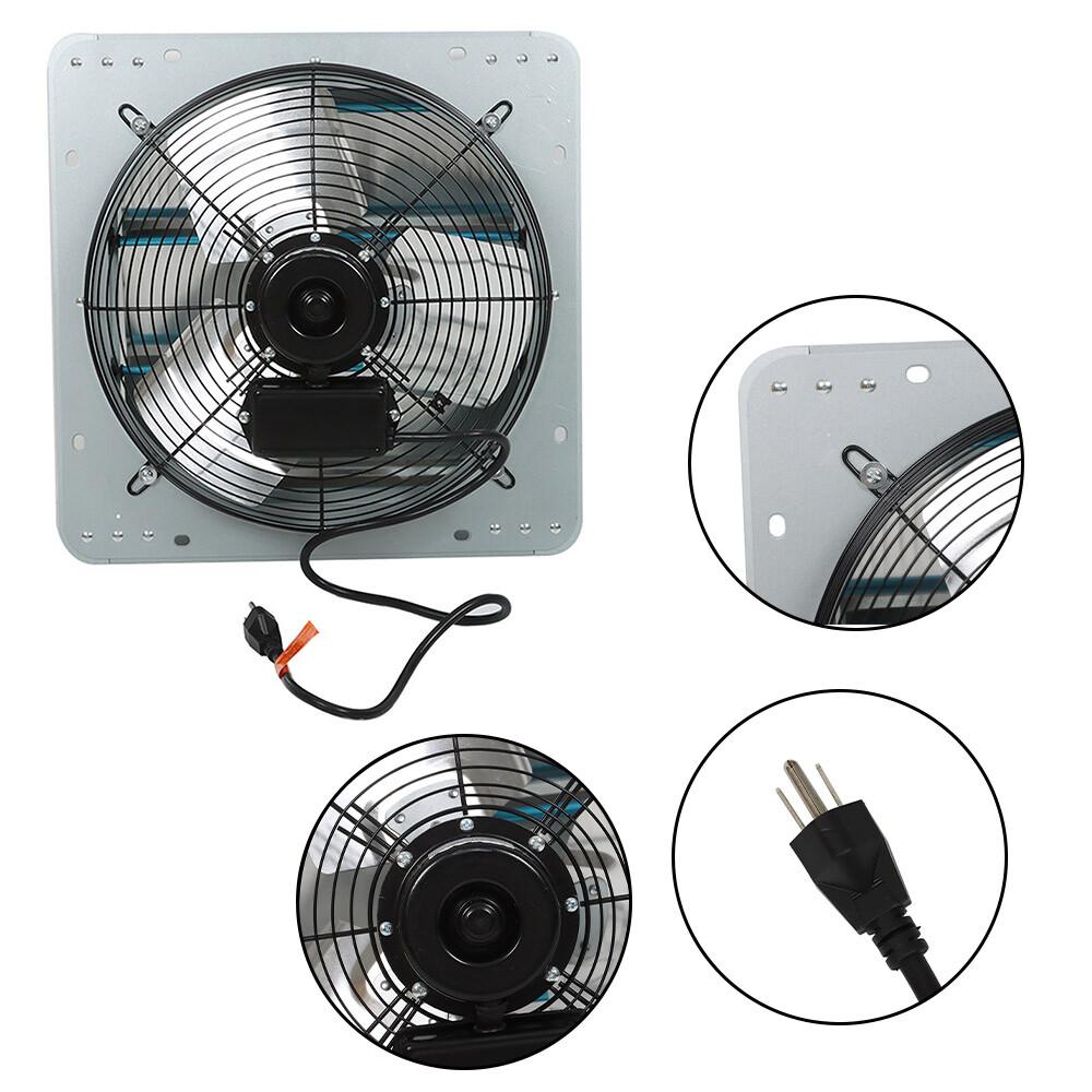 Aluminum High Speed 14 Inch Shutter Exhaust Fan Wall Mounted Greenhouse Garage