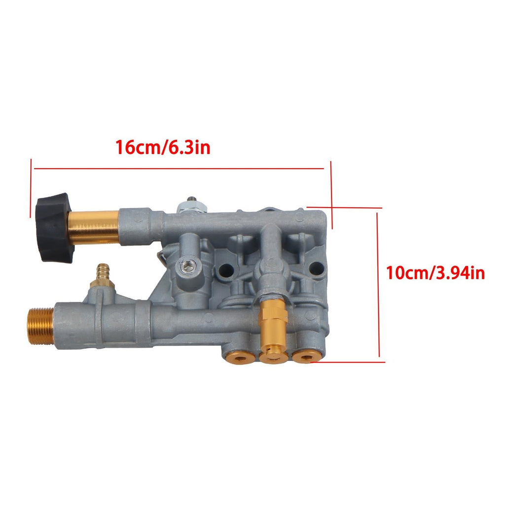 Sliver Pressure Washer Pump Manifold Kit 7108366 With Mounting Bolt Washer Pump