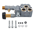 Sliver Pressure Washer Pump Manifold Kit 7108366 With Mounting Bolt Washer Pump