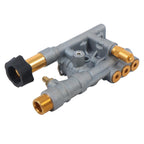 Sliver Pressure Washer Pump Manifold Kit 7108366 With Mounting Bolt Washer Pump
