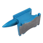 44LB Round Horn Cast Iron Anvil for Blacksmith Hard Hole Forge Use