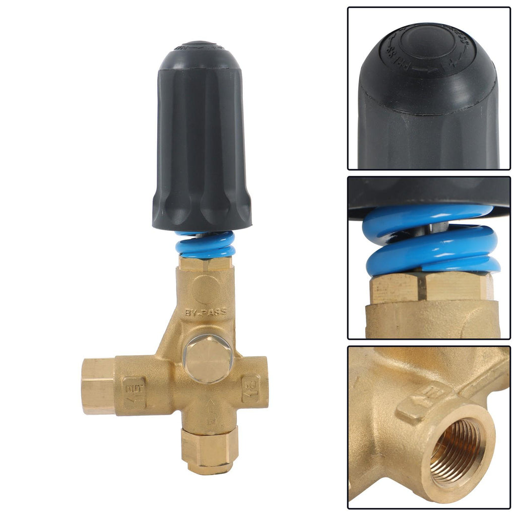 Trapped Pressure Unloader Valve 4500 PSI For 4HP PULSAR4HP 3/8" NPT 10.5 GPM