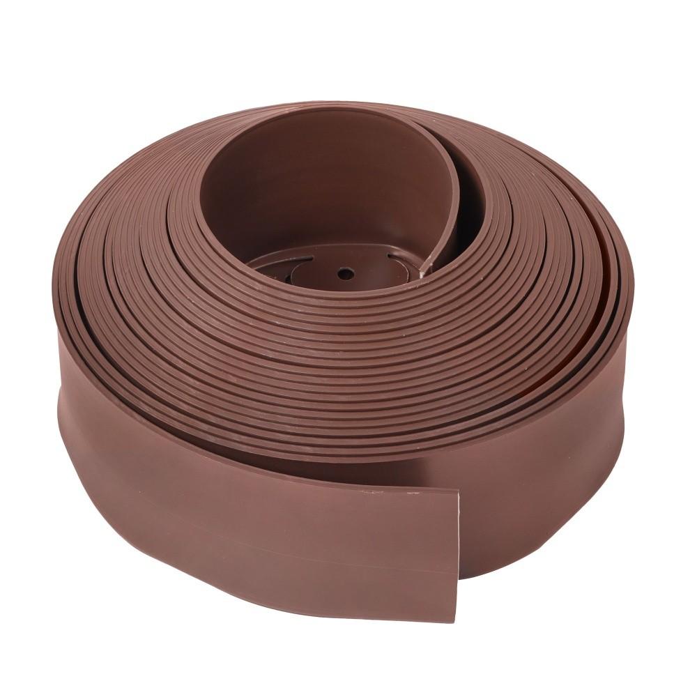 49FT 4" Garden Landscape Edging No Dig Lawn Edging Border With 75 8-In Spikes