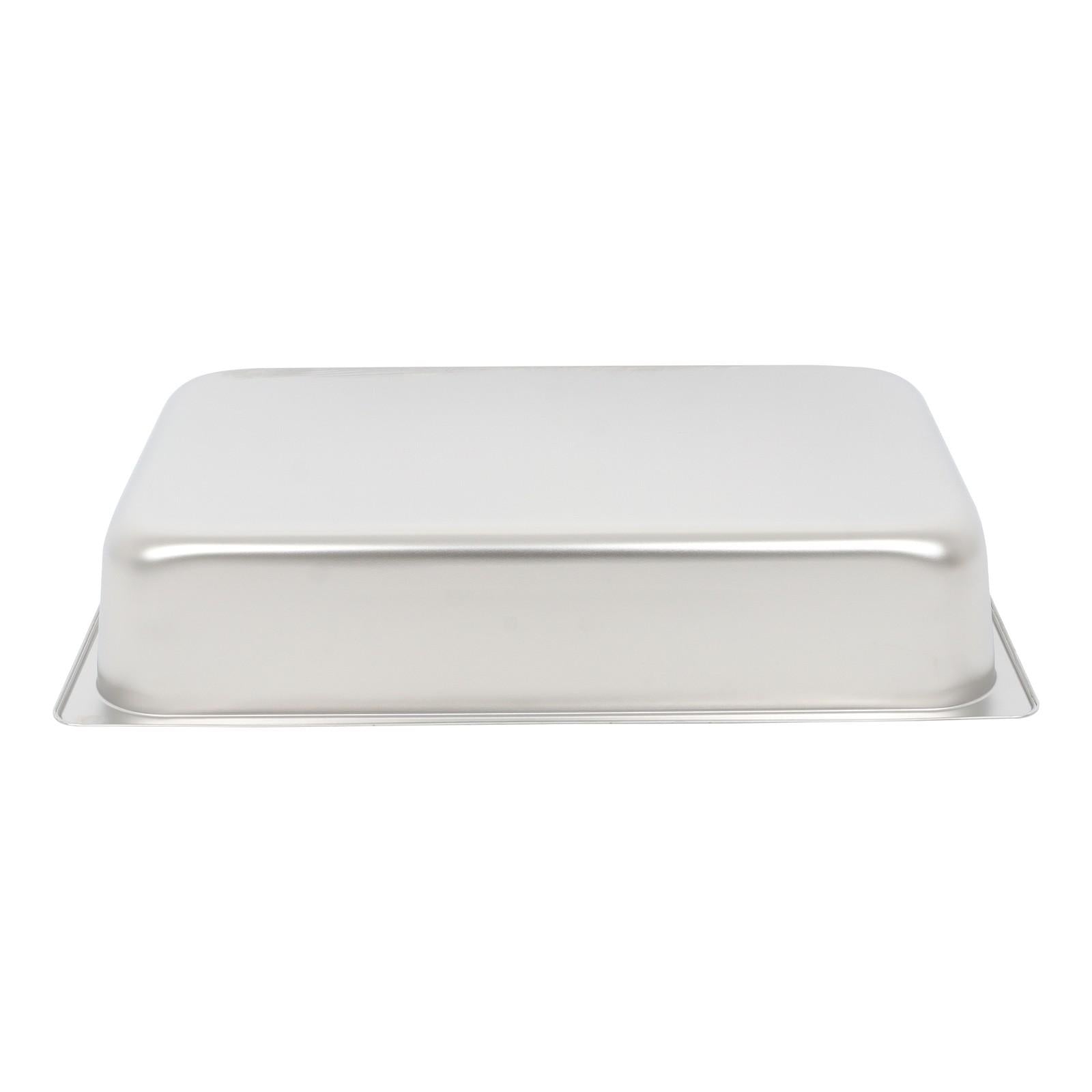 Multi-Use 4 Inch Deep Stainless Steel Food Pans, Set of 6 Commercial Grade