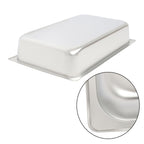 Multi-Use 4 Inch Deep Stainless Steel Food Pans, Set of 6 Commercial Grade
