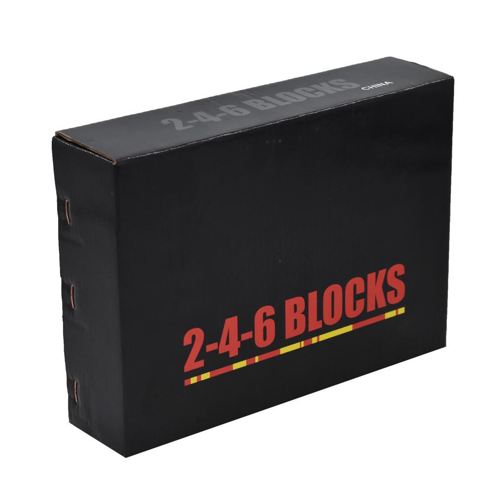 2-4-6 Blocks 23 Holes Matched Pair Machinist 246 Jig Ultra Precision .0002" New