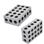 2-4-6 Blocks 23 Holes Matched Pair Machinist 246 Jig Ultra Precision .0002" New