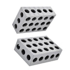2-4-6 Blocks 23 Holes Matched Pair Machinist 246 Jig Ultra Precision .0002" New