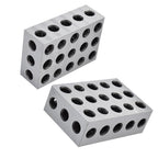 2-4-6 Blocks 23 Holes Matched Pair Machinist 246 Jig Ultra Precision .0002" New