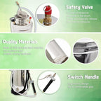 New Garden Pump Sprayer 1.5 Gallon Stainless Steel Sprayer 6L W/ Reinforced Hose