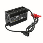 Red 24V Floor Scrubber Pallet Jack Battery Recharger With SB120 120A Connector