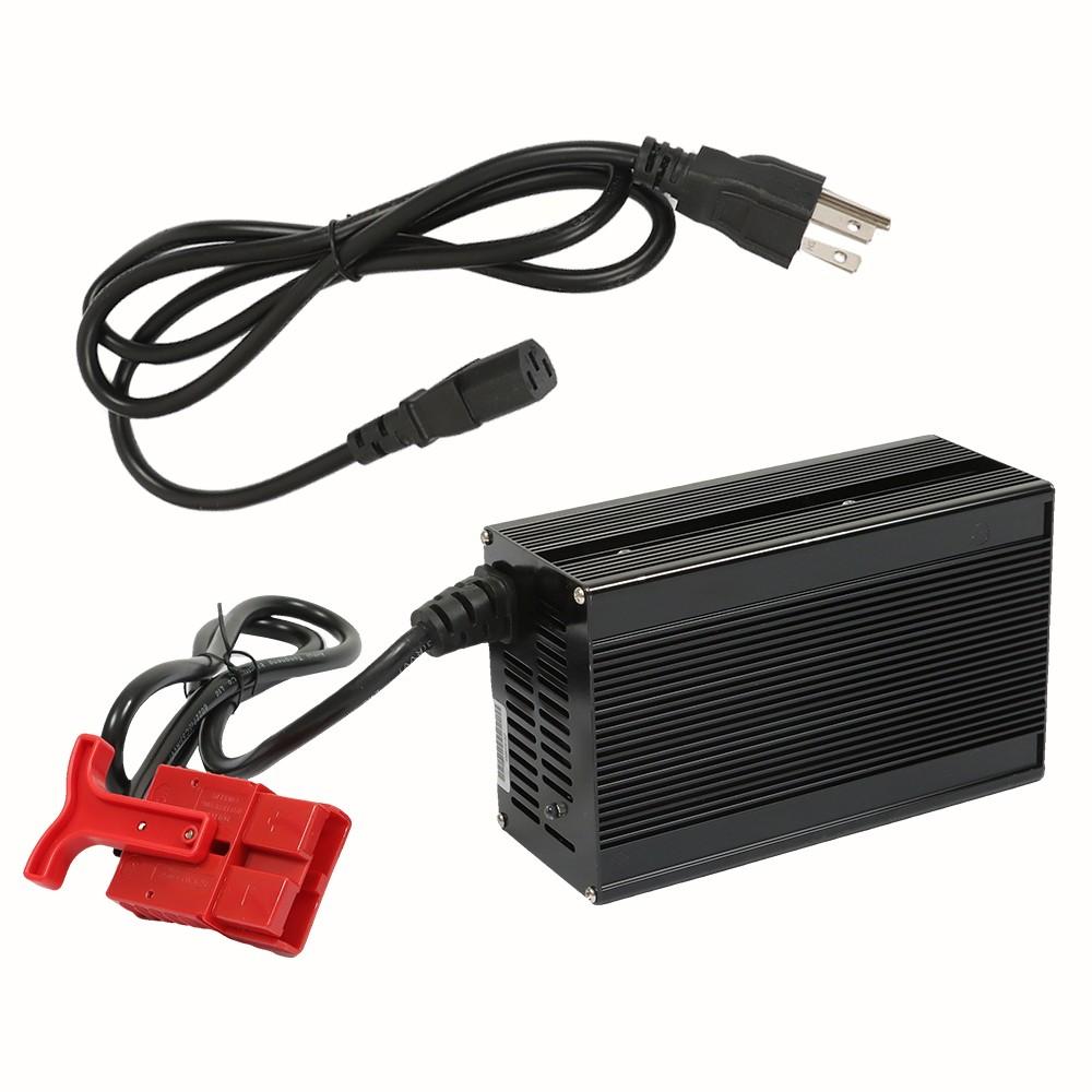 Red 24V Floor Scrubber Pallet Jack Battery Recharger With SB120 120A Connector