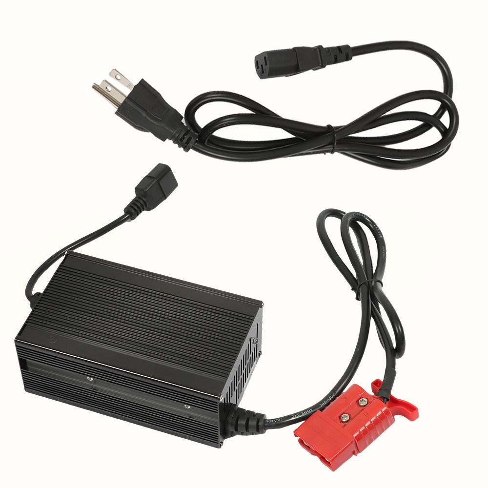 Red 24V Floor Scrubber Pallet Jack Battery Recharger With SB120 120A Connector