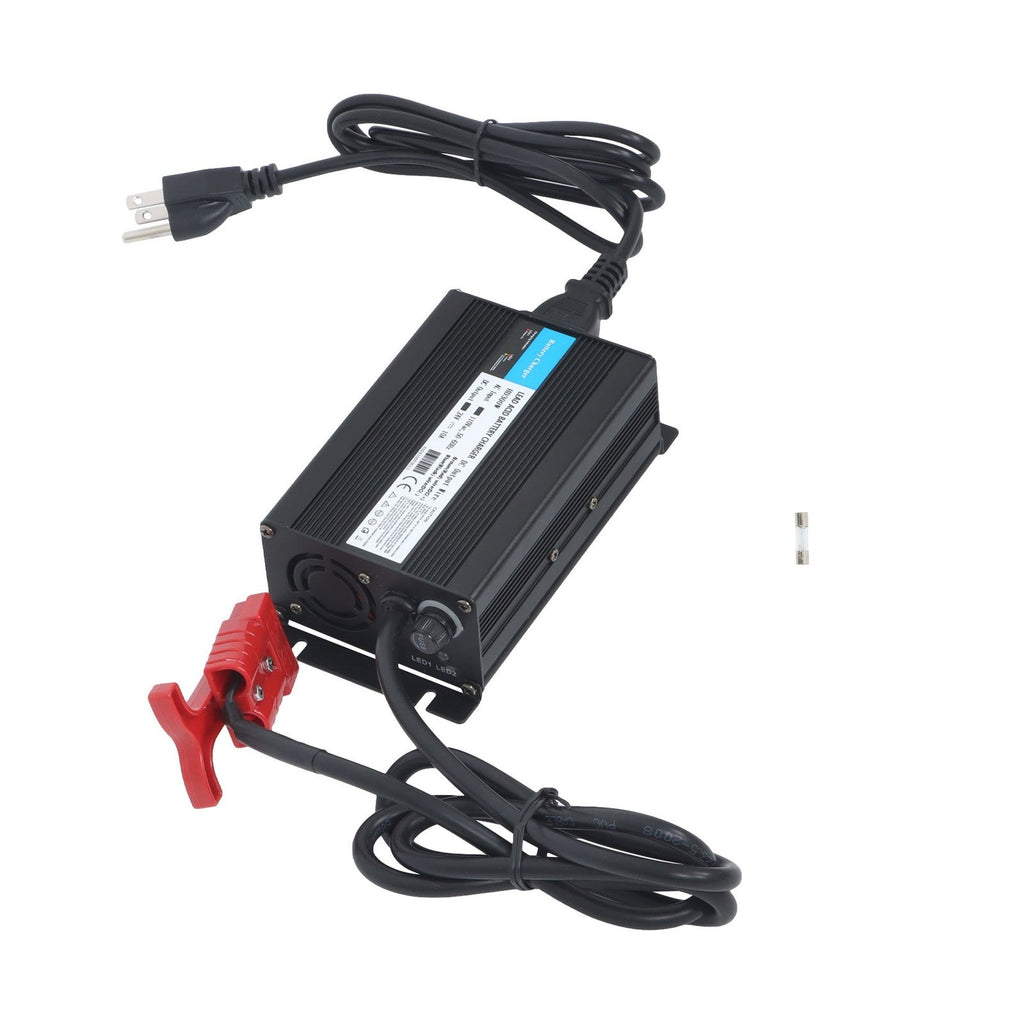 24V Floor Scrubber Battery Recharger With SB50 Style RED Connector 10 Amp