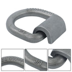 8 Pcs 3/4 Inch Heavy Duty Weld-On Forged D Ring Fracture Strength 26,500lbs