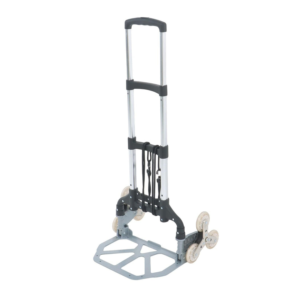 Aluminum Folding Stair Climbing Cart 180Lbs Portable Hand Truck Dolly With Wheel