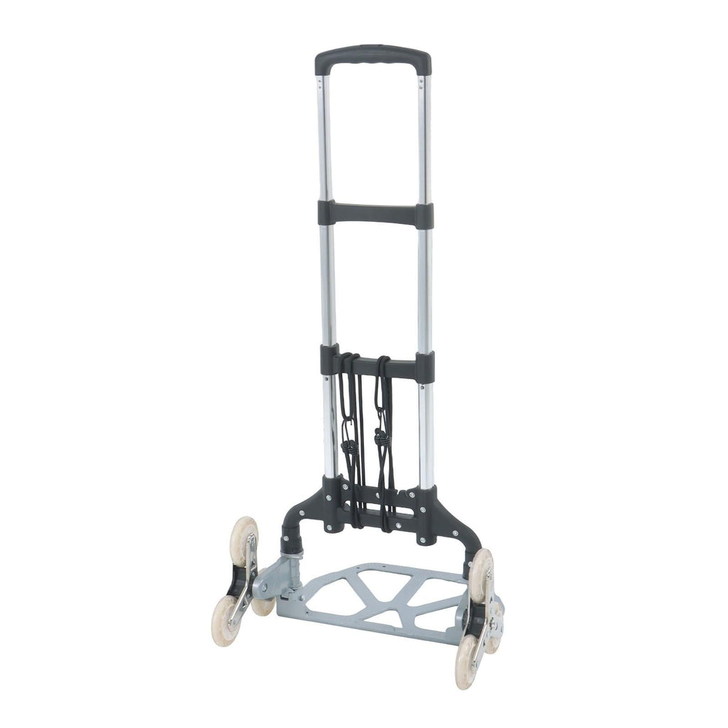Aluminum Folding Stair Climbing Cart 180Lbs Portable Hand Truck Dolly With Wheel