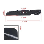 3 Pack Mulching High Lift Blade For Cub Cadet 490-110-C187 742P05620 742-05620