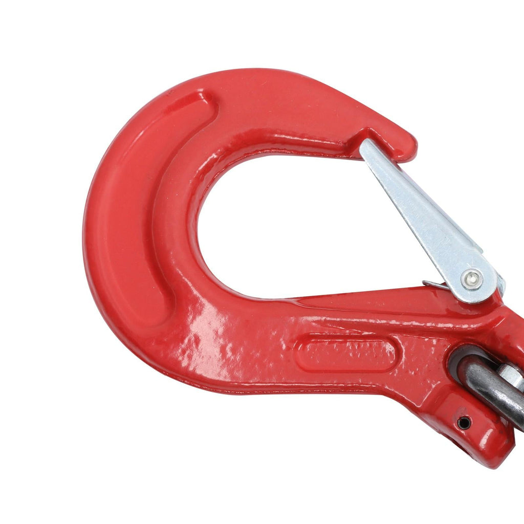5/16" x 5' Chain Sling 11000 lbs 4 Legs G80 Lifting Chain with Grab Hooks