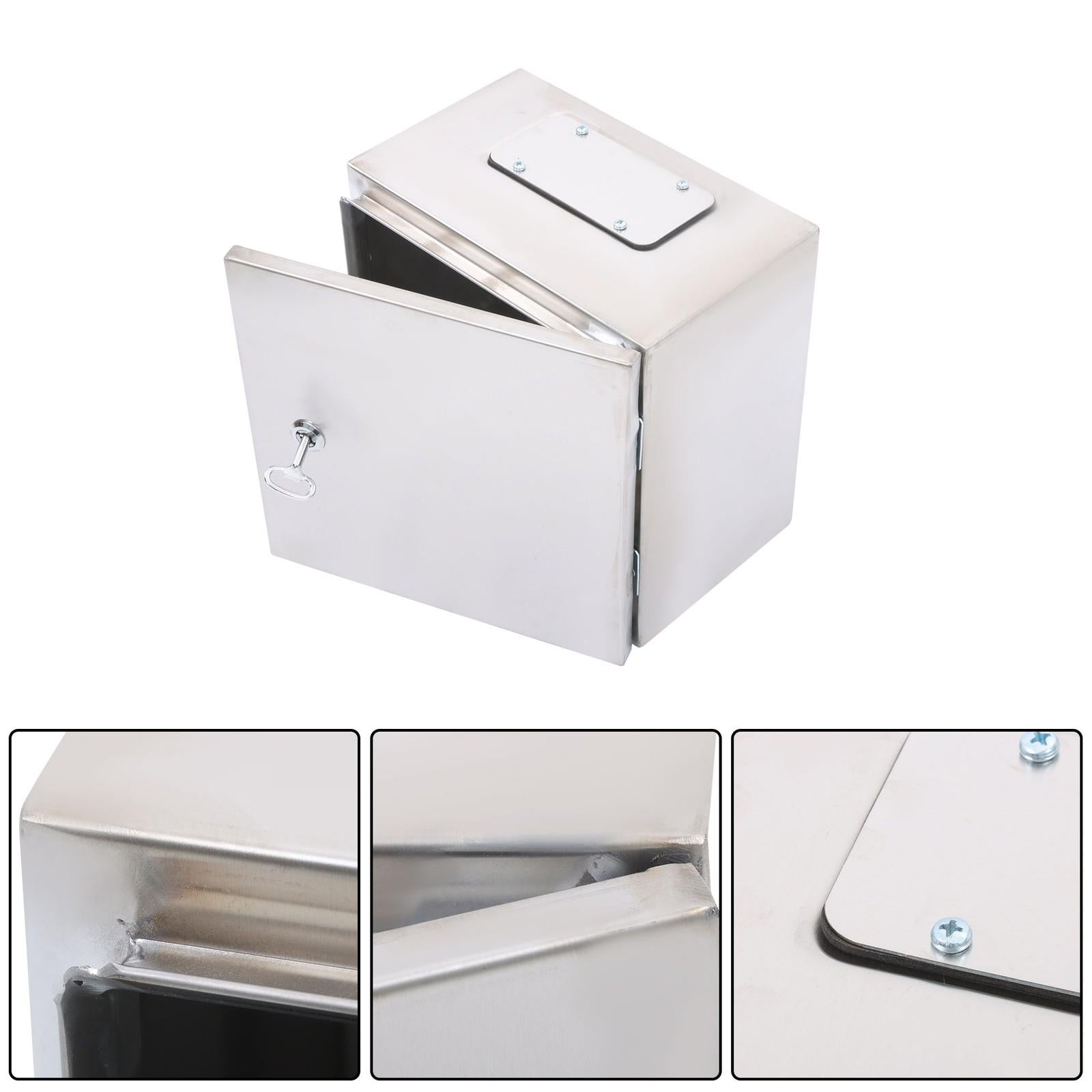 Durable 12x12x8 Stainless Steel Weatherproof Electrical Box with IP66