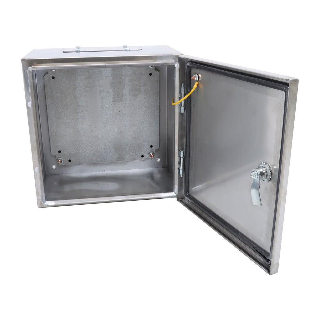 Durable 12x12x8 Stainless Steel Weatherproof Electrical Box with IP66